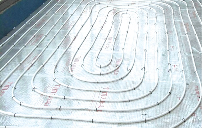 地板輻射太陽能采暖案例